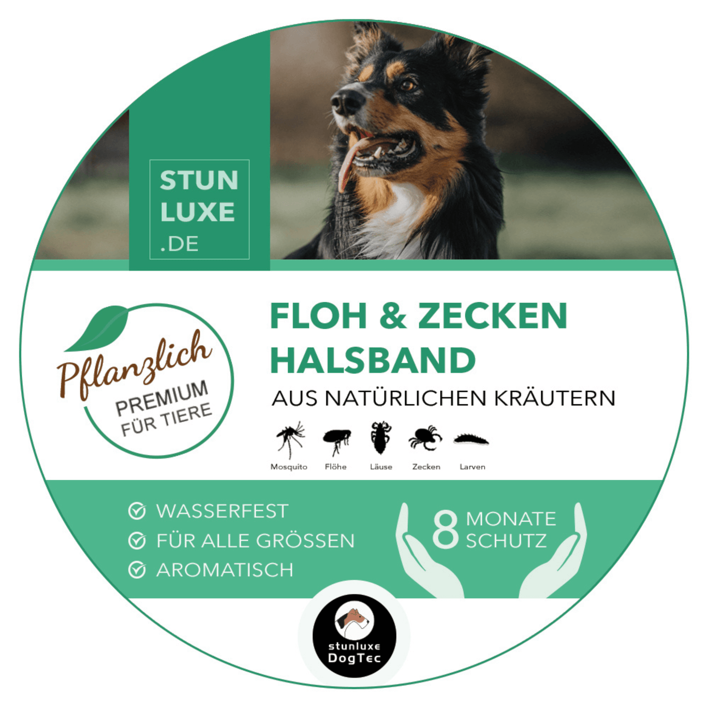 Premium Floh- und Zeckenhalsband