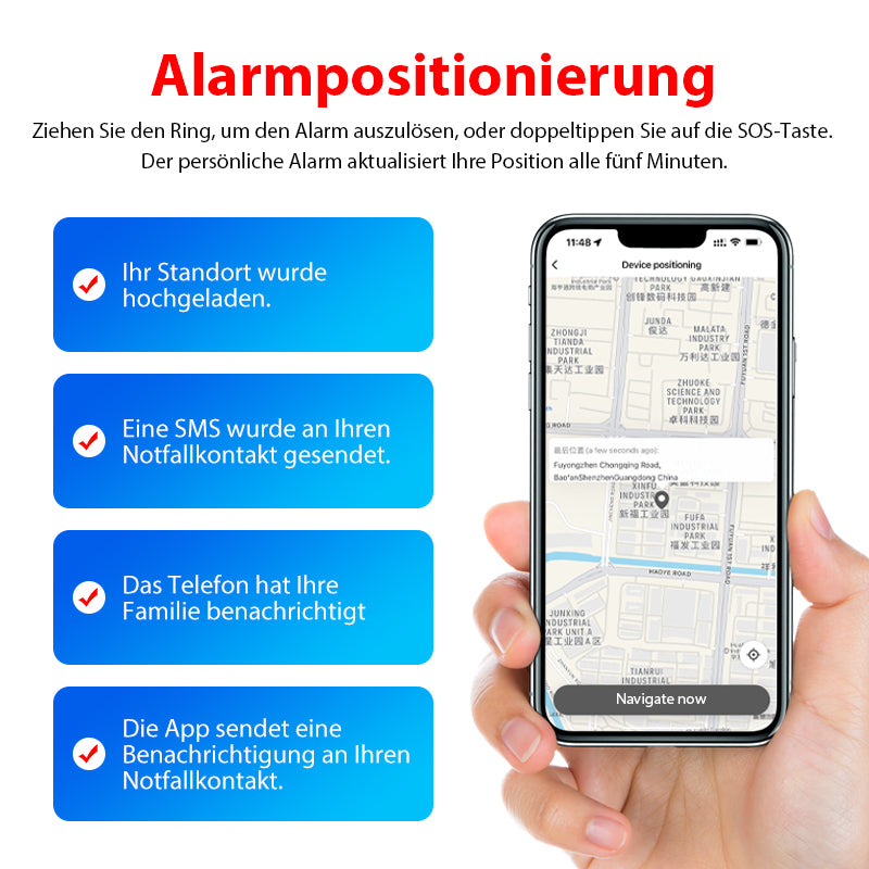 Frauen Schlüsselanhänger Alarm