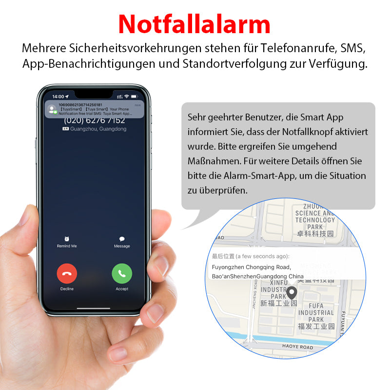 Frauen Schlüsselanhänger Alarm